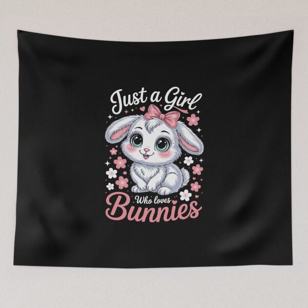 Item preview, Just a Girl Who Loves Bunnies designed and sold by jkrphoto.