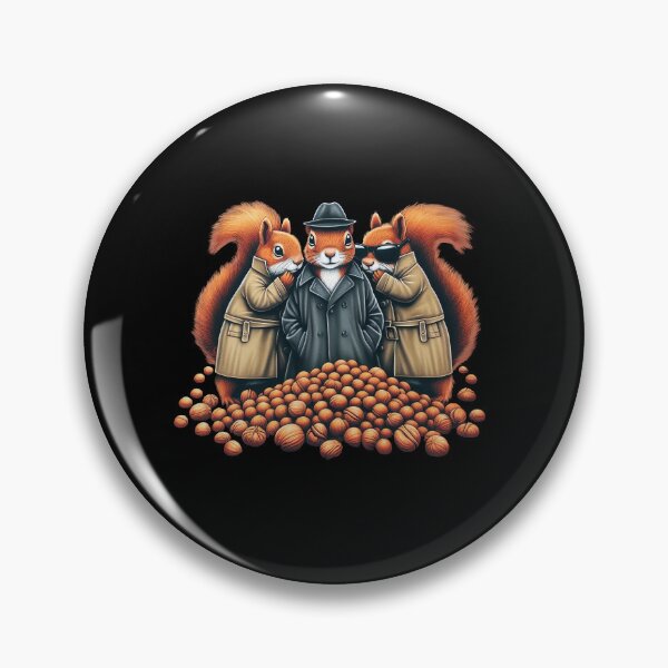 Artikelvorschau, Lustige Spionage-Eichhörnchen-Geheimagenten-Cartoon-Kunst entworfen und verkauft von TeeARTHY.