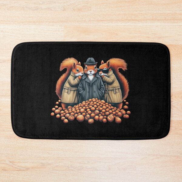 Item preview,  Funny Spy Squirrels Secret Agents Cartoon Art designed and sold by TeeARTHY.