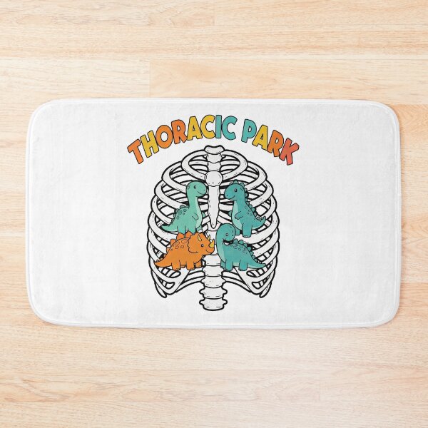 Item preview, Thoracic Park Funny Dinosaur Rib Cage Pun designed and sold by TeeARTHY.