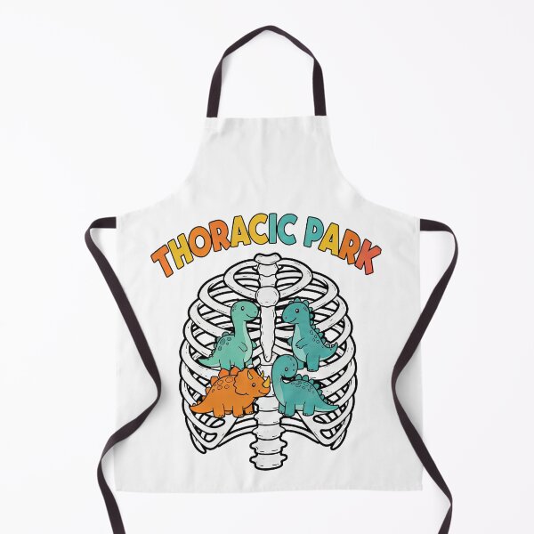 Item preview, Thoracic Park Funny Dinosaur Rib Cage Pun designed and sold by TeeARTHY.