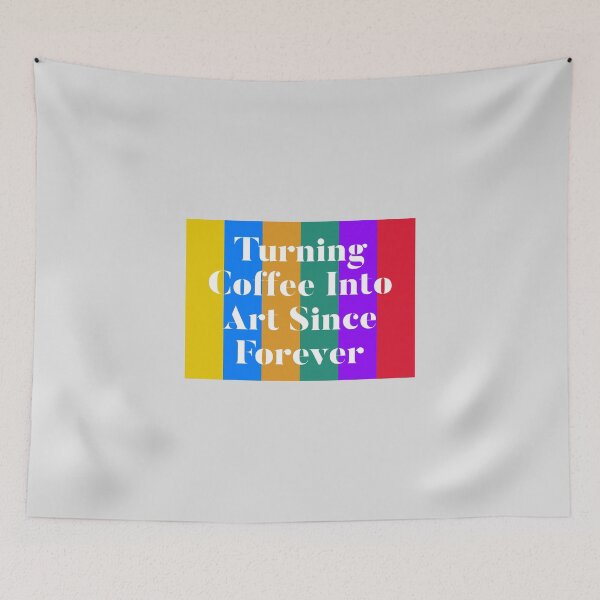 Item preview, Turning Coffee Into Art Since Forever - artistic painting designed and sold by TaurusC95.