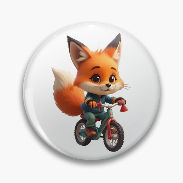 Item preview, A fox riding a bike designed and sold by koloryt.
