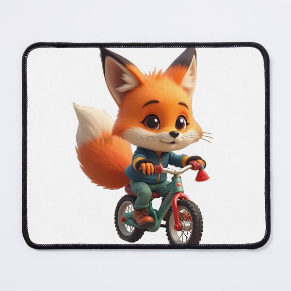 Item preview, A fox riding a bike designed and sold by koloryt.