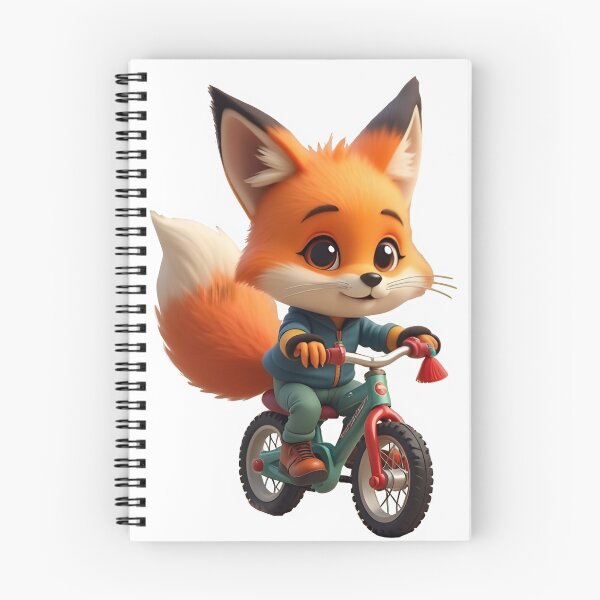 Item preview, A fox riding a bike designed and sold by koloryt.