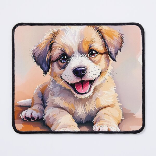 Item preview, Smiling Puppy - Your Instant Mood Boost designed and sold by ZykeArt.