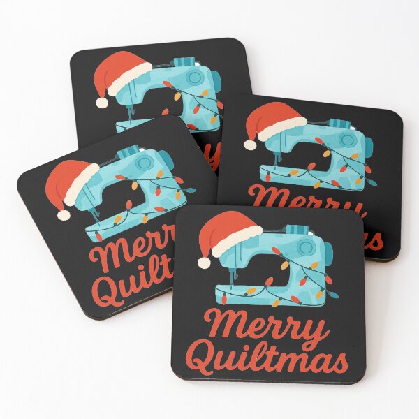 Item preview, Merry Quiltmas Funny Sewing Machine Christmas T-Shirt designed and sold by sssweetness.