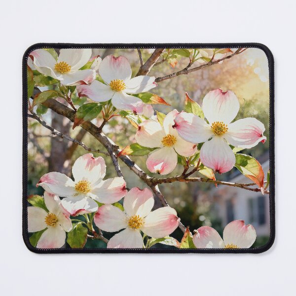 Item preview, Dogwood Blossoms Study A In Watercolors designed and sold by Oldetimemercan.