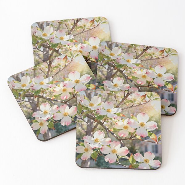 Item preview, Dogwood Blossoms Study A In Watercolors designed and sold by Oldetimemercan.