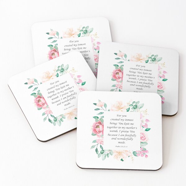 Item preview, Psalm 139:13–14 – Fearfully and Wonderfully Made designed and sold by latiendadearyam.