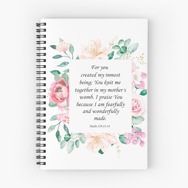 Item preview, Psalm 139:13–14 – Fearfully and Wonderfully Made designed and sold by latiendadearyam.