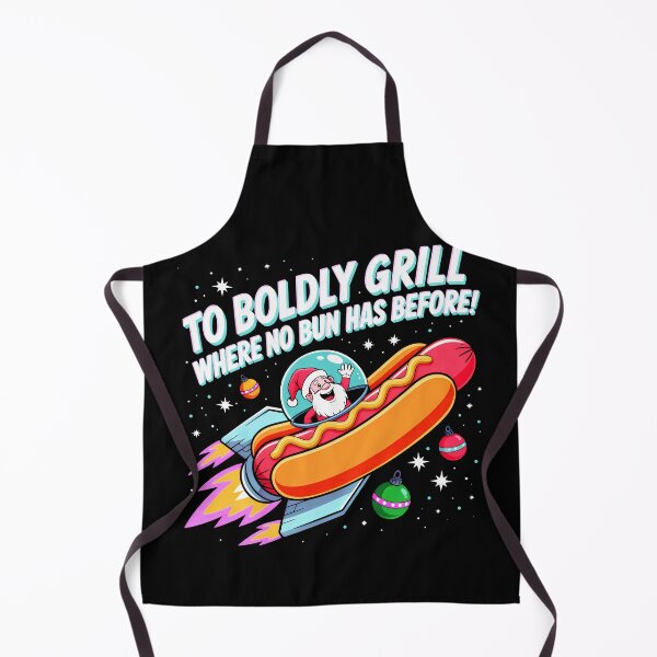 Item preview, Cosmic Santa Flying a Hot Dog Rocket designed and sold by SplashTastic.