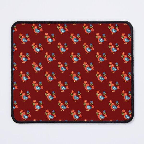 Item preview, Folk Bird with Flowers – Traditional Slovak Folk Art Design designed and sold by HERITAGE ART.