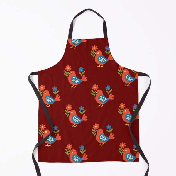 Item preview, Folk Bird with Flowers – Traditional Slovak Folk Art Design designed and sold by HERITAGE ART.