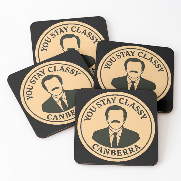 Item preview, Anchorman Inspired Retro Australia Print: Canberra designed and sold by PinUpPizzazz.