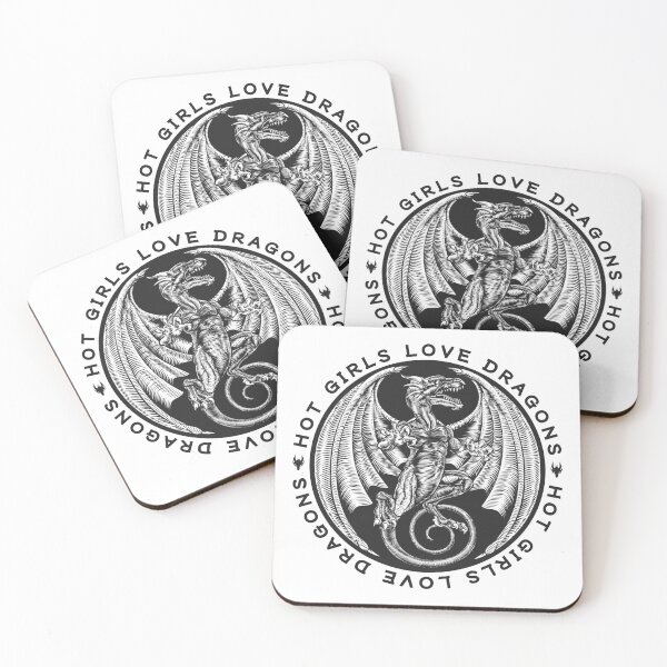 Item preview, Hot Girls Love Dragons Logo designed and sold by UNK-Fatigues.