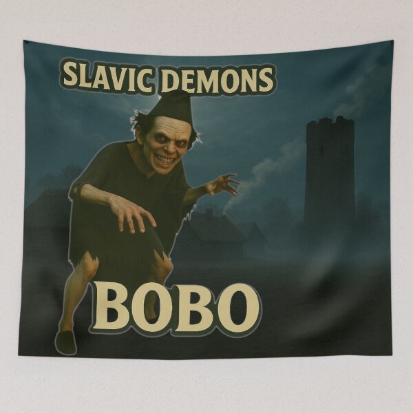 Item preview, Bobo – Slavic Night Demon designed and sold by Boldolka.