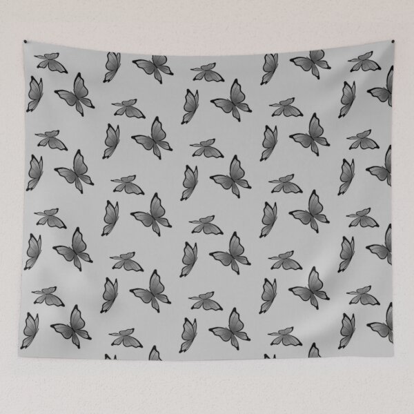 Item preview, Butterflies (Gray) designed and sold by LoreliNLi.