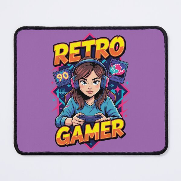 Item preview, RETRO GAMER GIRL designed and sold by shinyillust.