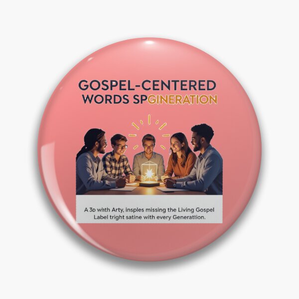 Item preview, Gospel-Centered Mission – 3D Spiritual Generation Label,  designed and sold by PaintMeWorld.