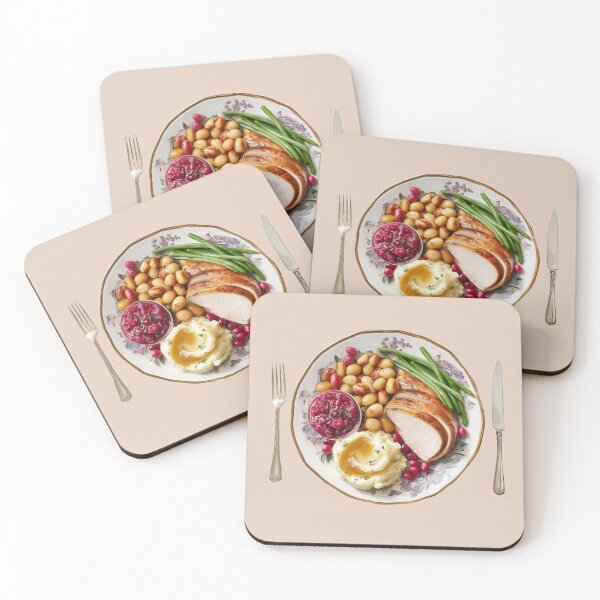 Item preview, Thanksgiving Dinner Plate designed and sold by Violet Peonies.