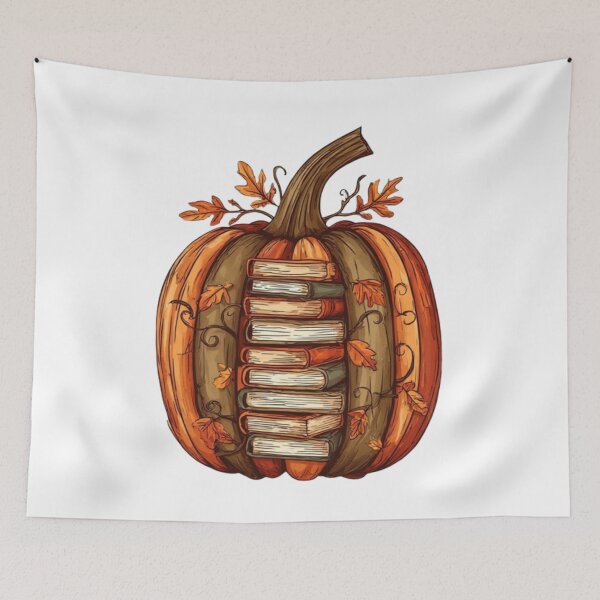 Item preview, Fall Book Pumpkin Halloween Teacher – Cozy Autumn Classroom Design designed and sold by Ditstyle.