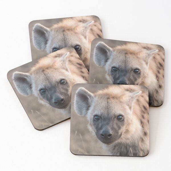 Item preview, Curious Eyes — Spotted Hyena Cub Portrait designed and sold by DavideAntoniani.