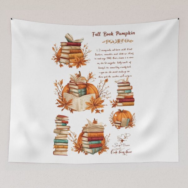 Item preview, Fall Book Pumpkin Halloween Teacher – Cozy Autumn Classroom Design designed and sold by Ditstyle.