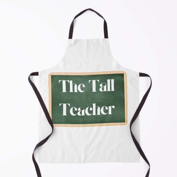 Item preview, The Tall Teacher – Chalkboard Edition - White designed and sold by Embrace Tall.