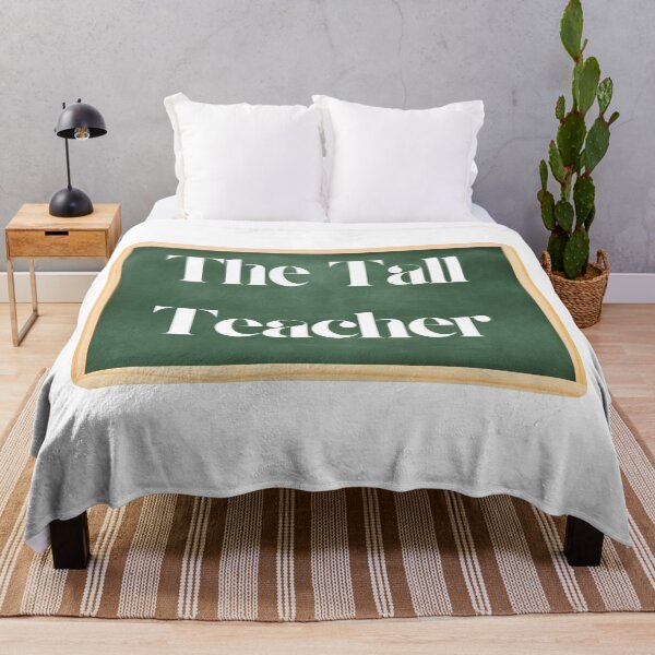 Item preview, The Tall Teacher – Chalkboard Edition - White designed and sold by Embrace Tall.