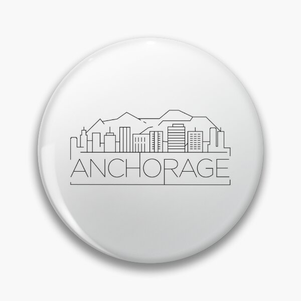 Item preview, Anchorage Minimal Skyline designed and sold by GamerGearTees.