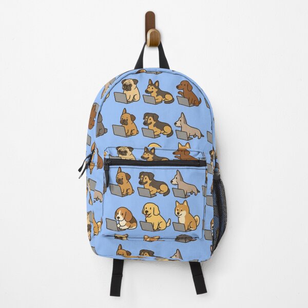 Item preview, Adorable Dog Breeds Using Laptops designed and sold by BumbleVee ☀️.
