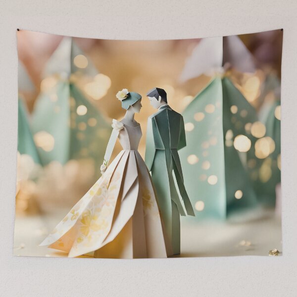 Item preview, Origami Art - A Match Most Admirable: A Regency Wedding Celebration designed and sold by ArtfulFolds.