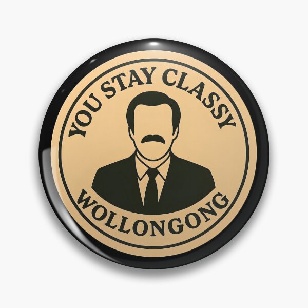 Item preview, Anchorman Inspired Retro Australia Print: Wollongong designed and sold by PinUpPizzazz.