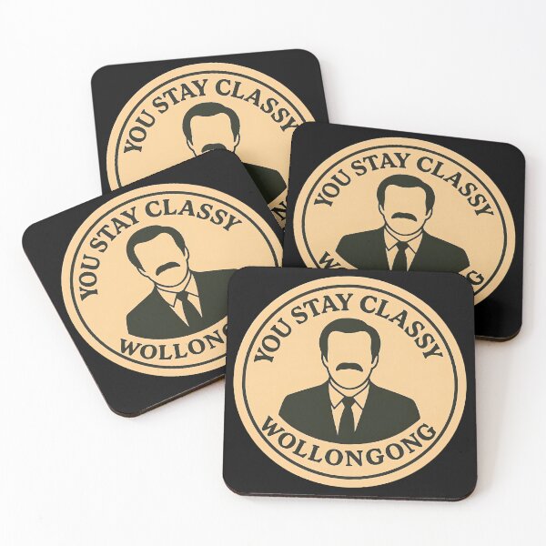 Item preview, Anchorman Inspired Retro Australia Print: Wollongong designed and sold by PinUpPizzazz.