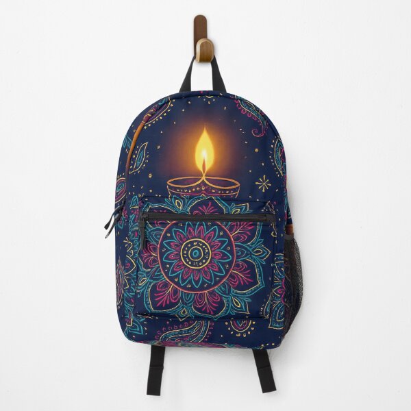 Item preview, Diwali Glow – Mandala & Diya Celebration Pattern designed and sold by kornkobart.