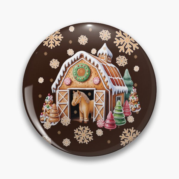 Item preview, Christmas Gingerbread Unique Gingerbread Barn designed and sold by tamdevo1.