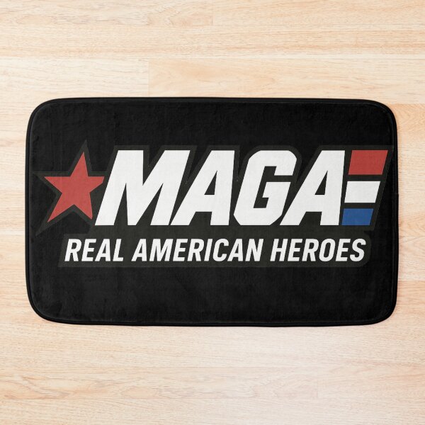 Item preview, MAGA Real American Heroes Logo designed and sold by getpressedshirt.