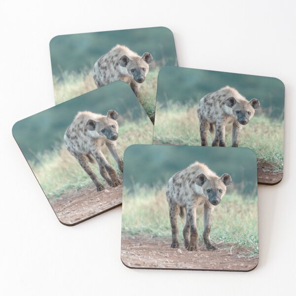 Item preview, Curious Little Hyena at Dawn — Wild Africa designed and sold by DavideAntoniani.