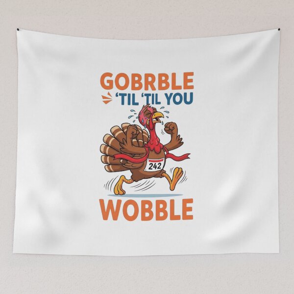 Item preview, Funny Marathon Gobbler Shirt | Thanksgiving Runner Tee | Turkey Trot Gift designed and sold by Clothesbest.