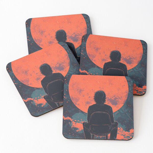 Item preview, Some Lone Dreamer Under the Red Moon – A Cosmic Reflection and Night Sky designed and sold by MetroEnvision.