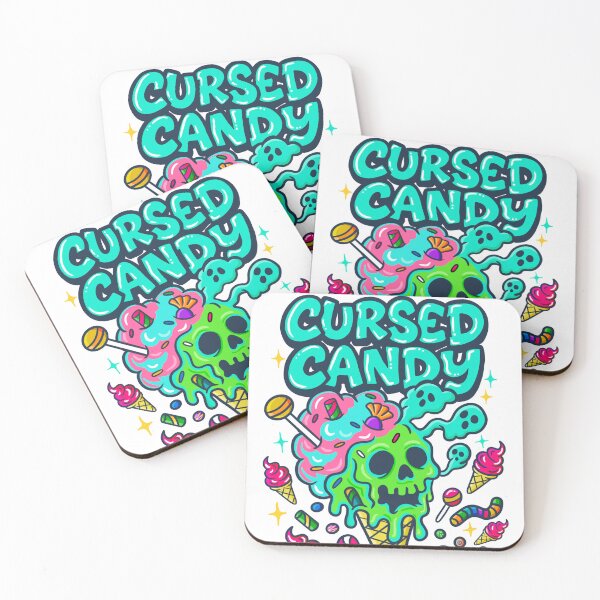 Item preview, Cursed Candy – Creepy Cute Ice Cream Skull Monster | Beautifully Blaze by Tamisha Cromwell designed and sold by BeautifullyBlaze.