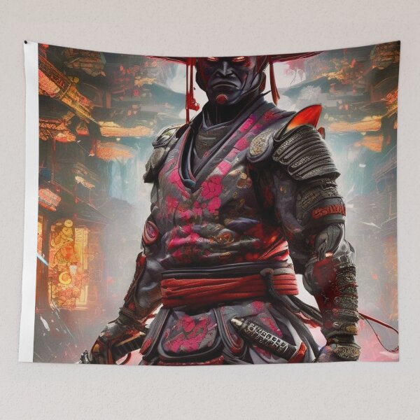 Item preview, Cyberpunk Samurai 5 concept character - Sci Fi Art concept designed and sold by Delerat7.