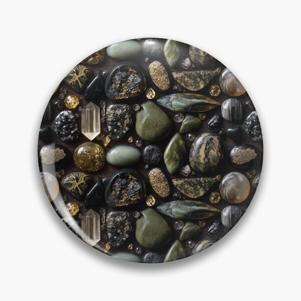 Item preview, natural gemstone collection dark earth gold designed and sold by EarthenEmbers.