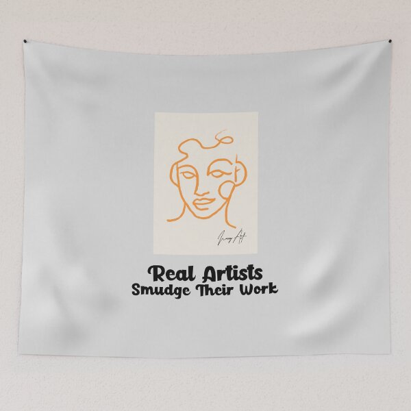 Item preview, Real Artists Smudge Their Work - artistic painting designed and sold by TaurusC95.