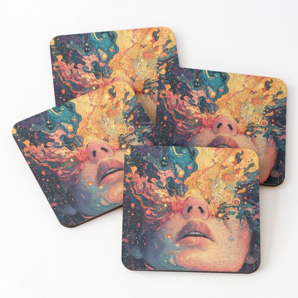Item preview, Cosmic Awakening – Surreal Explosion of Color and Emotion designed and sold by MetroEnvision.