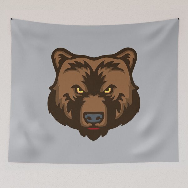 Item preview, Serious Brown Bear | Strong Bear Mascot Logo & Wildlife Design designed and sold by MerlinWear.