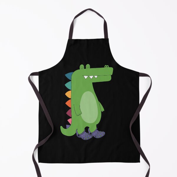 Item preview, Funny Dinosaur Wearing Crocs – Cute & Silly Dino Design designed and sold by arwaIB.
