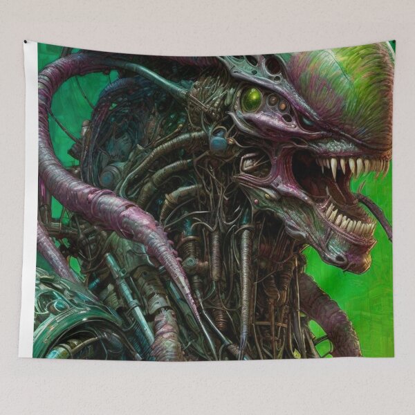 Item preview, Alien Xenomorph - Sci Fi Art concept designed and sold by Delerat7.