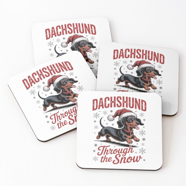 Item preview, Dachshund Through the Snow' designed and sold by jkrphoto.
